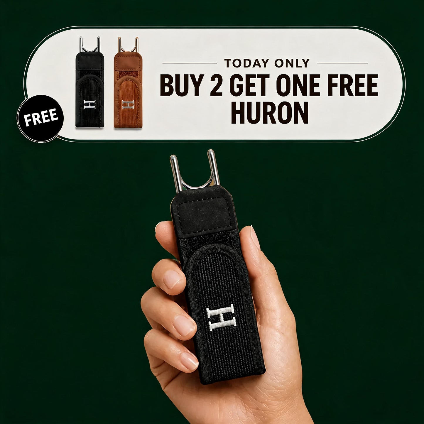 Huron Buckle-Free Belt